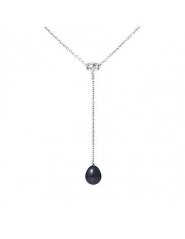 PERLINEA Collier Cravate Perle de...