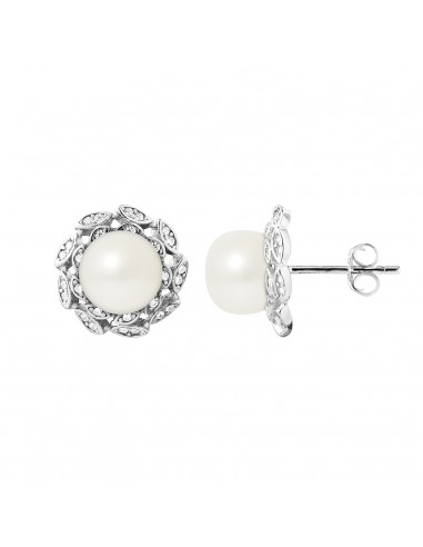 PERLINEA Boucles d'Oreilles Corolle...